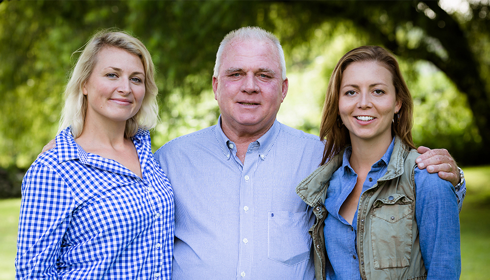 Founder, Terry LeMaster, with Leslia LeMaster Wilson and Lindsey LeMaster